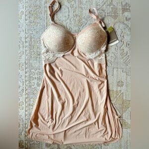 Amoena Bra Slip, Mini Slipdress, Mastectomy. Size 34B. NEW WITH TAGS
